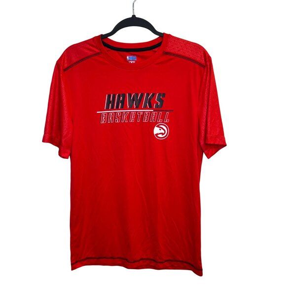 NBA Atlanta Hawks Basketball Team TX3 Cool Red Short Sleeve T-Shirt Size Medium - Picture 1 of 8